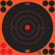 Pro-Shot Splatter Shot Bullseye Targets Peel And Stick 8 Inch Orange 500 Pack