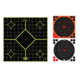 Pro-Shot Splatter Shot Peel &amp; Stick Targets, Green, Orange, White