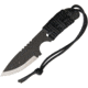 Pro Tool Hunt Utility Knife No Sheath Fixed Blade Knife, 3.25in, Carbon Steel, Standard Edge, Black Handle WPPT100TNS