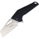 Proelia Linerlock Black G10 Folding Knife, 3.5 satin finish D2 tool steel blade, Black sculpted G10 handle, TX927