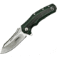 Proelia Linerlock Green Black Folding Knife,3.75in,D2 Tool Steel,Drop Point,Satin,Green and Black,G10 Handle TX020GNS