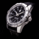 ProTek Steel Dive Watch, SS Case/Black Dial/Black Strap, One Size, PT2001