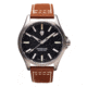 ProTek Titanium Field Watch, Titanium Case/Black Dial/Dark Tan Strap, One Size, PT3001