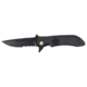 Puma Knives Alleycat Drop Folding Knife, 3.3in Blade, Black Aluminum 6622002