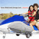 Pyle Armor Shield Personal Watercraft Cover 139-inch to 145-inch, Gray, 139 to 145, PCVJS14