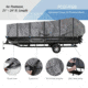 Pyle Armor Shield Trailer Pontoon Boat Cover, Gray, PCVHP661
