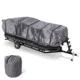 Pyle Armor Shield Trailer Pontoon Boat Cover, Gray, PCVHP661