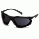 Pyramex Black frame/ Dark gray anti-fog lens SB9323ST