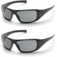 Pyramex Black Frame/Gray Polarized Lens, Pack of 2