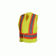 CSA Lumen-X Vest w/Contrasting Reflective Tape, Hi-Vis Lime, Med-XL