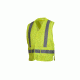 CSA Lumen-X Vest w/Reflective Tape, Hi-Vis Lime, Med-XL