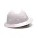 Pyramex Full Brim 4 Point Ratchet Suspension Hard Hat - White HP24110
