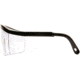 Pyramex Integra Safety Eyewear - Clear Lens, Black Frame SB410S