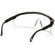Pyramex Integra Safety Eyewear - Clear Lens, Black Frame SB410S