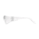 Pyramex Intruder Safety Glasses w/Clear-Uncoated Lens, Clear Frame, S4110SUC