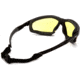 Pyramex Isotope Safety Glasses w/Amber H2MAX Anti-Fog Lens, Black, GB9430STM