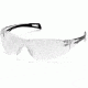 Pyramex PMXSlim Safety Glasses, Matte Black Frame &amp; Clear Anti-Fog Lens SB7110ST