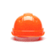 Ridgeline Cap Style 6 Pt Glide Lock Suspension, Orange