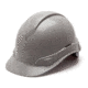 Pyramex Ridgeline Hard Hat 6pt w/ Glide Lock, Grey, Box HP46012