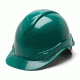 Pyramex Ridgeline Hard Hat 6pt w/ Glide Lock, Green, Box HP46035