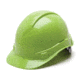 Pyramex Ridgeline HP46 Hard Hat,Cap-Style 6 Point Ratchet Suspension,Hi Viz Green HP46131