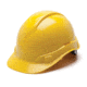 Pyramex Ridgeline HP46 Hard Hat,Cap-Style 6 Point Ratchet Suspension,Yellow HP46130