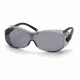 Pyramex OTS-XL Safety Glasses Black Temples, Gray Lens S7520SJ