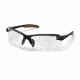 Pyramex Spokane Safety Glasses, Clear Lens w/ Black Frame CHB310D