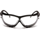 Pyramex V2G Safety Glasses w/Clear H2MAX Anti-Fog Lens, Black, GB1810STM