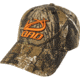 Qad Hats - Adjustable - Mens, Realtree APG/Blaze Orange Logo, OS, HATS-M-APGO