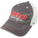 Qad Hats - Mens, Grey/Red, Large/Extra Large, HATS-M-GR-L/XL