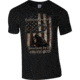 Qad T-Shirts - Mens, Black/American Flag, Small, T-SHIRTS-M-BAF-S