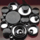 Qorpak Black Phenolic Screw Caps, Pulp/Tinfoil Liner, Qorpak 5124/12