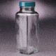 Qorpak French Square Bottles, Wide Mouth, Qorpak 7704B With Polyseal-Lined Black Phenolic Cap