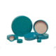 Qorpak PTFE Lined Caps and Green Thermoset F217, Pack of 100, Size 13-425, 13-425, 272632-PK