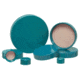 Qorpak Green Thermoset Screw Caps, Fluoropolymer Resin Liner, Qorpak 5210/100, Pack of 100