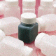 Qorpak Rectangular Bottles, High-Density Polyethylene, Wide Mouth, Qorpak 3M08QWFC