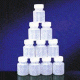 Qorpak Round Bottles, High-Density Polyethylene, Wide Mouth 7352G