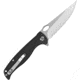 QSP Knife Gavial Linerlock Black G10 Folding Knife, QS126C