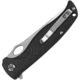 QSP Knife Gavial Linerlock Black G10 Folding Knife, QS126C