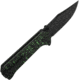 QSP Knife Grebe Button Lock Green CF QS147G2