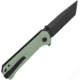 QSP Knife Grebe T Button Lock Jade G10 QS148D2