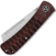 QSP Knife Hedgehog Slip Joint Red CF