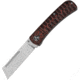QSP Knife Hedgehog Slip Joint Red CF