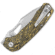 QSP Knife Hornbill Linerlock Golden CF