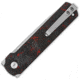 QSP Knife Lark Linerlock Red/Blk CF