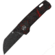 QSP Knife Mini Penguin Linerlock Red CF QS130XSE2