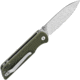 QSP Knife Parrot Linerlock Green V2