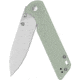 QSP Knife Parrot V2 Folding Knife, 4in Closed, 3.25in Satin D2 Tool Steel Spear Point Blade, Jade G10 Handle, QS102-C V2