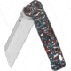 QSP Knife Penguin Plus Folding Knife, 4.5in Closed, 3.38in Satin CPM-20CV SS Blade, Red/White/Blue Carbon Fiber Handle, QS130XL-G1